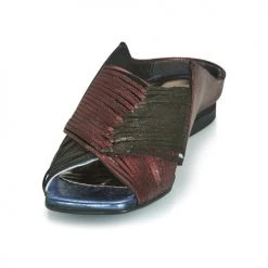 Chaussures Femme Mules Papucei KEPLER Noir / Bordeaux -Mules Soldes2022 11329478 500 C