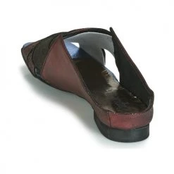 Chaussures Femme Mules Papucei KEPLER Noir / Bordeaux -Mules Soldes2022 11329478 500 E