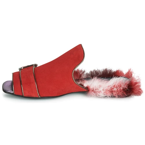 Chaussures Femme Mules Papucei OBSENTUM Rouge 6 Chaussures Femme Mules Papucei OBSENTUM Rouge – Image 4