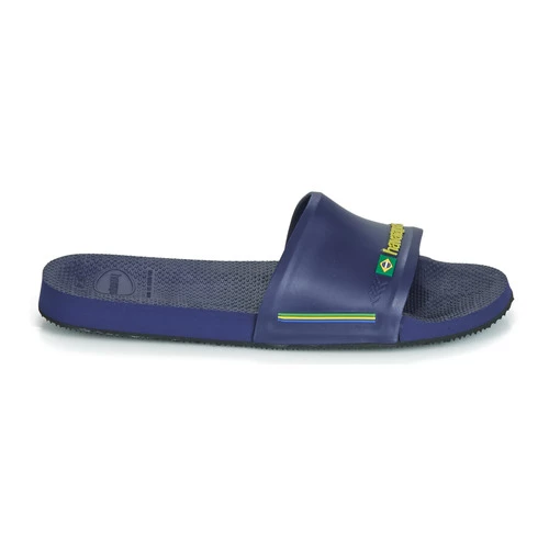 Chaussures Claquettes Havaianas SLIDE BRASIL Bleu 4 Chaussures Claquettes Havaianas SLIDE BRASIL Bleu – Image 2