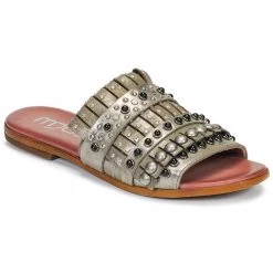 Chaussures Femme Mules Mjus CHAT MULE Kaki / Métal