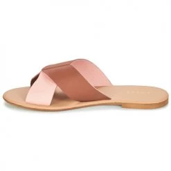 Chaussures Femme Mules André CRYTELLE Marron -Mules Soldes2022 13477836 500 D