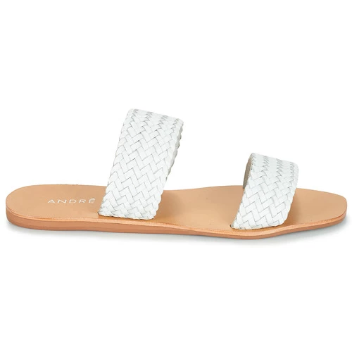 Chaussures Femme Mules André CHUPA Blanc 4 Chaussures Femme Mules André CHUPA Blanc – Image 2