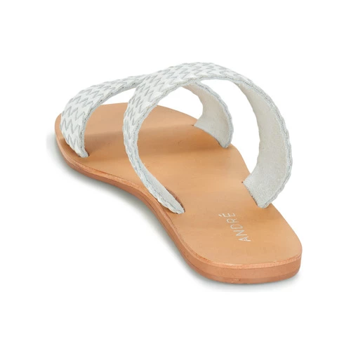 Chaussures Femme Mules André CHUPA Blanc 7 Chaussures Femme Mules André CHUPA Blanc – Image 5