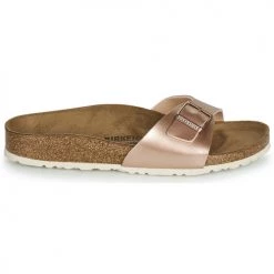 Chaussures Femme Mules Birkenstock MADRID Rose / Doré -Mules Soldes2022 14591600 500 B