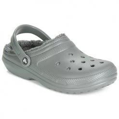 Chaussures Sabots Crocs CLASSIC LINED CLOG Gris