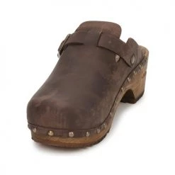 Chaussures Femme Sabots Sanita KRISTEL OPEN Marron -Mules Soldes2022 158385 500 C