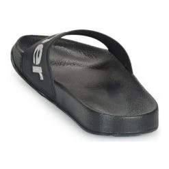 Chaussures Femme Claquettes Superdry HOLO INFIL POOL SLIDE Noir -Mules Soldes2022 16366327 500 E