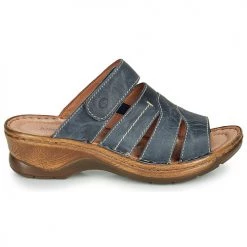 Chaussures Femme Mules Josef Seibel CATALONIA 49 Bleu -Mules Soldes2022 16396142 500 B