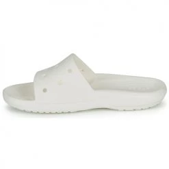 Chaussures Claquettes Crocs CLASSIC CROCS SLIDE Blanc -Mules Soldes2022 16474684 500 D
