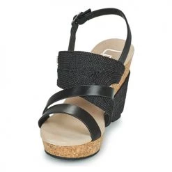 Chaussures Femme Mules Les Petites Bombes MELINE Noir -Mules Soldes2022 16534226 500 C