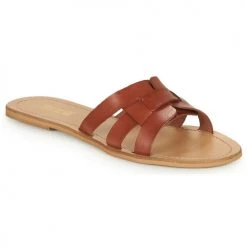 Chaussures Femme Mules So Size MELINDA camel