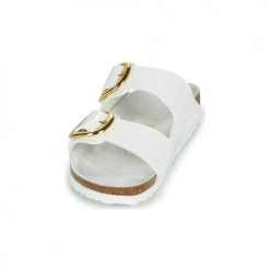 Chaussures Femme Mules Birkenstock ARIZONA BIG BUCKLE Blanc / Doré 9 Chaussures Femme Mules Birkenstock ARIZONA BIG BUCKLE Blanc / Doré -Mules Soldes2022 16823588 500 C