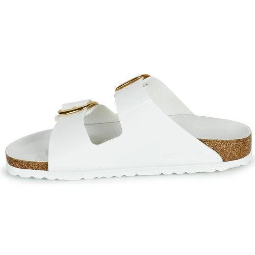 Chaussures Femme Mules Birkenstock ARIZONA BIG BUCKLE Blanc / Doré 6 Chaussures Femme Mules Birkenstock ARIZONA BIG BUCKLE Blanc / Doré – Image 4