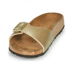 Chaussures Femme Mules Birkenstock MADRID Doré -Mules Soldes2022 16823614 500 C