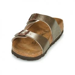 Chaussures Femme Mules Birkenstock SYDNEY Bronze -Mules Soldes2022 16823649 500 C