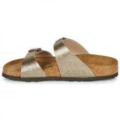 Chaussures Femme Mules Birkenstock SYDNEY Bronze -Mules Soldes2022 16823649 500 D