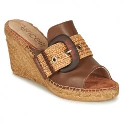 Chaussures Femme Mules Fericelli MELISSA Cognac