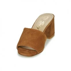 Chaussures Femme Mules Betty London MELIDA Cognac -Mules Soldes2022 16920393 500 C
