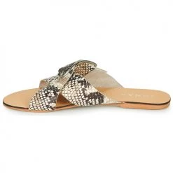 Chaussures Femme Mules Jonak JASMINE Marron / Python -Mules Soldes2022 17384222 500 D
