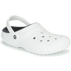 Chaussures Sabots Crocs CLASSIC LINED CLOG Blanc