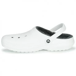 Chaussures Sabots Crocs CLASSIC LINED CLOG Blanc 10 Chaussures Sabots Crocs CLASSIC LINED CLOG Blanc -Mules Soldes2022 17838364 500 D