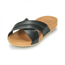 Chaussures Femme Claquettes Reef CUSHION SPRING BLOOM Noir -Mules Soldes2022 18648025 500 C