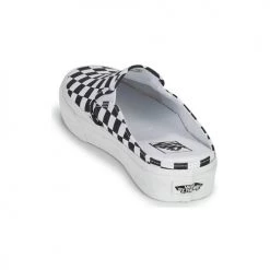 Chaussures Mules Vans Classic Slip-On Mule Noir / Blanc -Mules Soldes2022 18683711 500 E