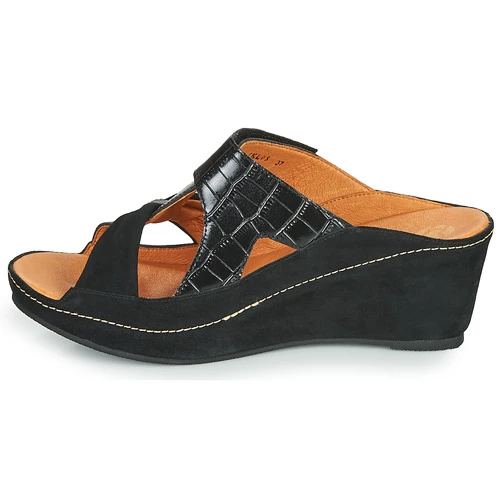 Chaussures Femme Mules Mam'Zelle DINAMO Noir 6 Chaussures Femme Mules Mam'Zelle DINAMO Noir – Image 4