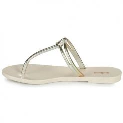 Chaussures Femme Mules Melissa ASTRAL CHROME AD Beige -Mules Soldes2022 18802255 500 D