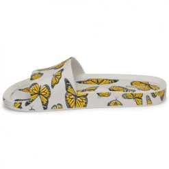 Chaussures Femme Mules Melissa BEACH SLIDE PRINT AD Blanc -Mules Soldes2022 18802279 500 D