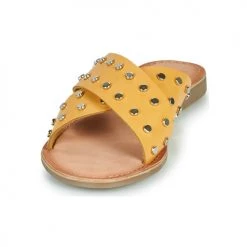 Chaussures Femme Mules Les Petites Bombes BELMA Jaune 9 Chaussures Femme Mules Les Petites Bombes BELMA Jaune -Mules Soldes2022 18810870 500 C