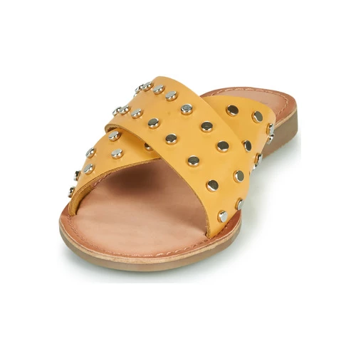 Chaussures Femme Mules Les Petites Bombes BELMA Jaune 5 Chaussures Femme Mules Les Petites Bombes BELMA Jaune – Image 3