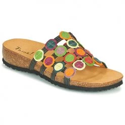 Chaussures Femme Mules Think JULIA Rouge / Vert