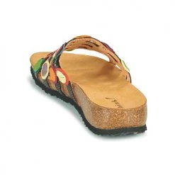 Chaussures Femme Mules Think JULIA Rouge / Vert -Mules Soldes2022 18844016 500 E