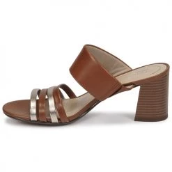 Chaussures Femme Mules Clarks JOCELYNNE ANDI Marron / Argent -Mules Soldes2022 18858113 500 D