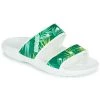 Chaussures Femme Claquettes Crocs CLASSIC CROCS TROPICAL SANDAL Blanc / Vert -Mules Soldes2022 18864980 500 A