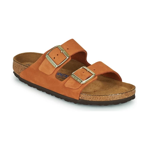 Chaussures Femme Mules Birkenstock ARIZONA SFB Orange 3 Chaussures Femme Mules Birkenstock ARIZONA SFB Orange