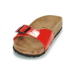 Chaussures Femme Mules Birkenstock MADRID Rouge -Mules Soldes2022 18866388 500 C
