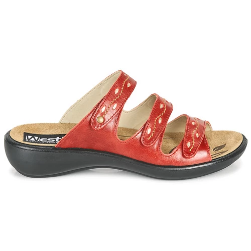 Chaussures Femme Mules Westland IBIZA 66 Rouge 4 Chaussures Femme Mules Westland IBIZA 66 Rouge – Image 2