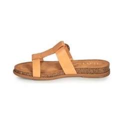 Chaussures Femme Mules Unisa CIVETA Camel -Mules Soldes2022 18944828 500 D