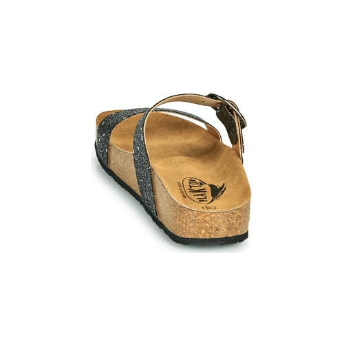 Chaussures Femme Mules Plakton ROCK Noir pailleté 7 Chaussures Femme Mules Plakton ROCK Noir pailleté – Image 5