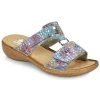 Chaussures Femme Mules Rieker FOUNNA Multicolore -Mules Soldes2022 18979134 500 A