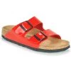 Chaussures Femme Mules Birkenstock ARIZONA Rouge -Mules Soldes2022 18980398 500 A