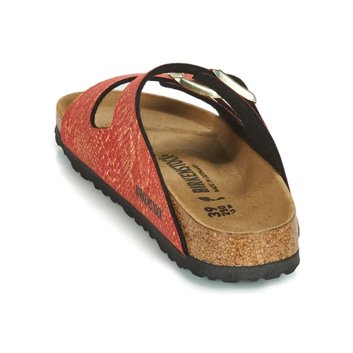 Chaussures Femme Mules Birkenstock ARIZONA Rouge 7 Chaussures Femme Mules Birkenstock ARIZONA Rouge – Image 5