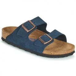 Chaussures Femme Mules Birkenstock ARIZONA SFB Bleu