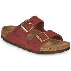 Chaussures Femme Mules Birkenstock ARIZONA SFB Rouge