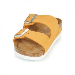Chaussures Femme Mules Birkenstock ARIZONA SFB Orange -Mules Soldes2022 18980413 500 C