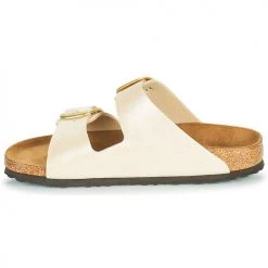 Chaussures Femme Mules Birkenstock ARIZONA BIG BUCKLE Blanc -Mules Soldes2022 18980414 500 D