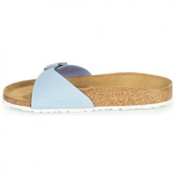Chaussures Femme Mules Birkenstock MADRID Bleu -Mules Soldes2022 18980433 500 D